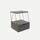 Tekoba nightstand wood veneer anthracite | anthracite, thumbnail 2 of 4