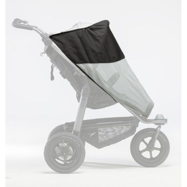 Sun Cover for TFK Mono1 Sportkinderwagen | black/grey 1