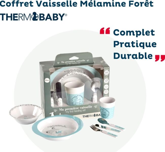 Thermobaby Set de couverts pour enfants | multicolore, image 1 of 2