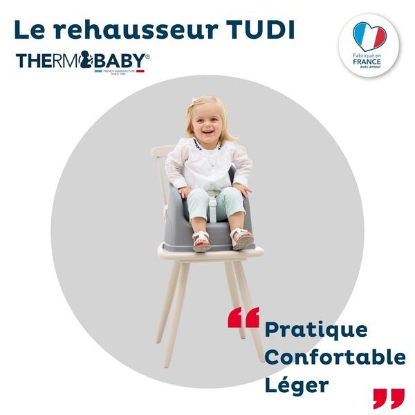 Thermobaby Tudi booster seat | grey, image 2 of 3