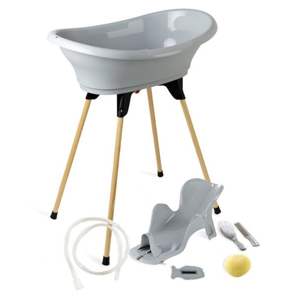 Thermobaby VASCO 7-in-1 Babybadepaket | gris 1