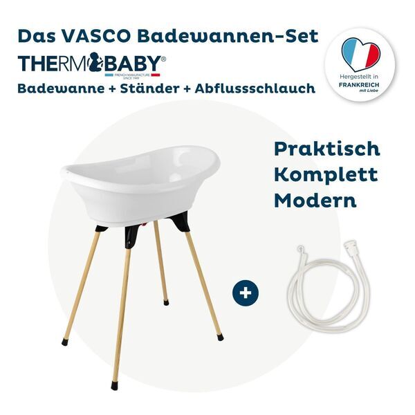 Thermobaby Vasco Badewannen-Set | white 2
