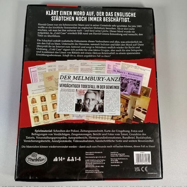 ThinkFun Krimi-Spiel Cold Case Trio Brettspiel | mehrfarbig 2
