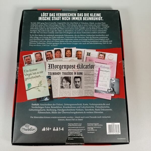 ThinkFun Krimi-Spiel Cold Case Trio Brettspiel | mehrfarbig 4