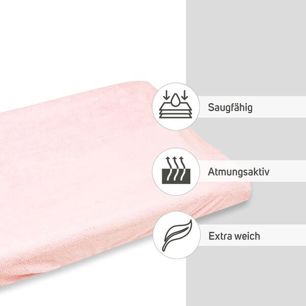 Ti TIN Wickeltischauflagenbezug | pink 3