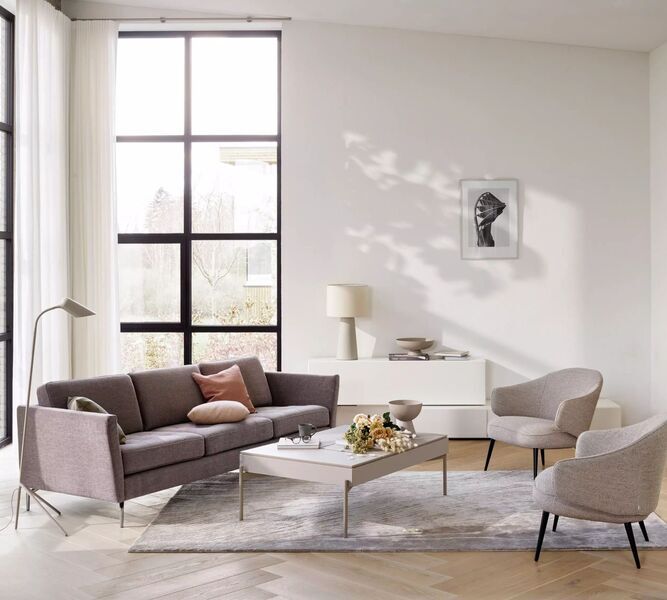 Tide carpet hand-tufted 100% Tencel | grey, image 3 of 4