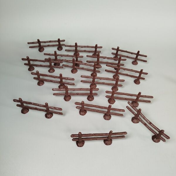 Tierfiguren Set von 10 Bauernhoftieren mit Zaunelementen | mehrfarbig 2