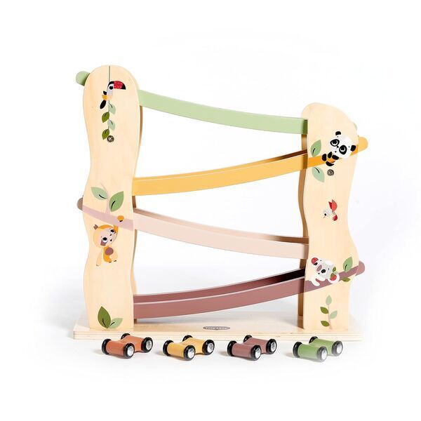 Tiny Love Spielzeug Holz-Rennwagen Rampe | multicolored 1