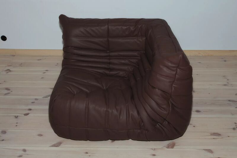 Togo corner sofa Madras-leather brown | brown, image 1 of 4