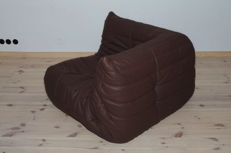 Togo corner sofa Madras-leather brown | brown, image 2 of 4