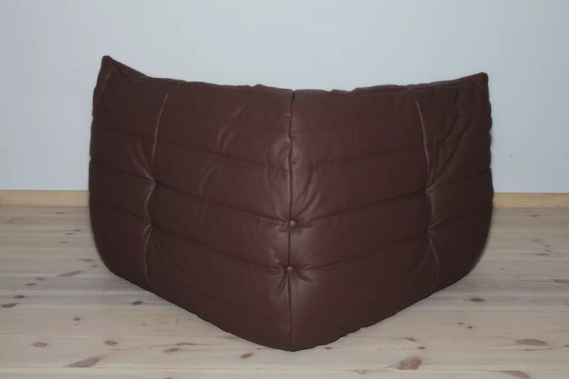 Togo corner sofa Madras-leather brown | brown, image 3 of 4