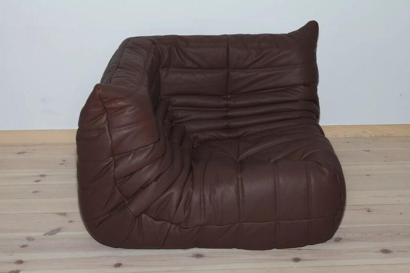 Togo corner sofa Madras-leather brown | brown, image 4 of 4