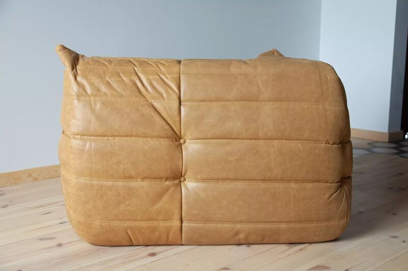 Togo corner sofa Pull-Up-leather Kamelbraun | brown, image 2 of 4
