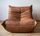 Togo armchair smooth leather Folk Brown | brown, thumbnail 1 of 5
