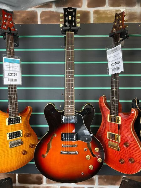 Tokai MIK ES-60 Sunburst Semi-Hollow Electric Guitar | sunburst, image 2 of 5