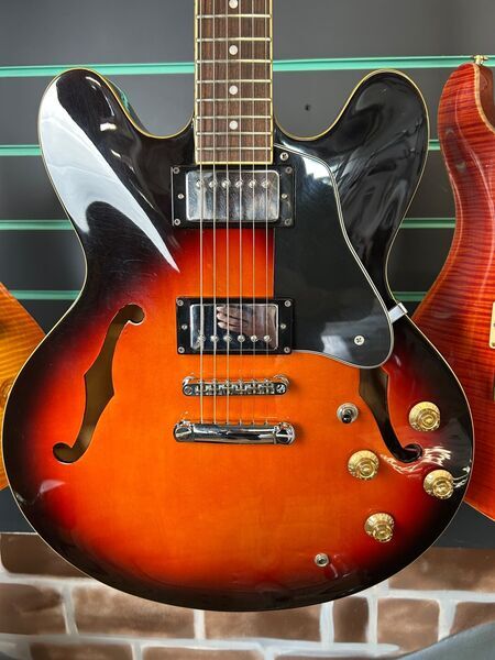 Tokai MIK ES-60 Sunburst Semi-Hollow Electric Guitar | sunburst, image 4 of 5