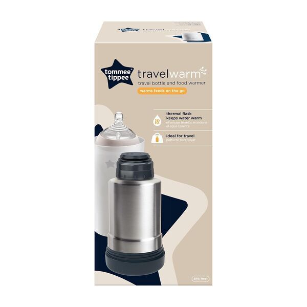 Tommee Tippee Closer to Nature Tragbarer Babyflaschen- and Nahrungswärmer | silver 2