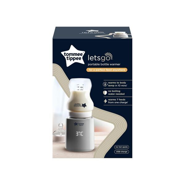 Tommee Tippee LetsGo Tragbarer Flaschenwärmer | grey 2