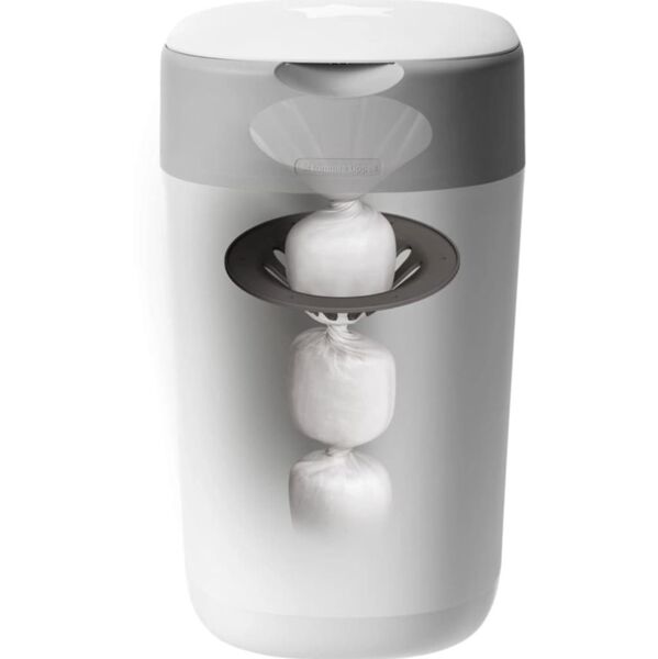 Tommee Tippee Twist & Click Advanced Windeleimer (2019) | white | 6 Kassetten 2