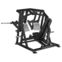 Toorx FWX-7300 Isolateral Leg Press | musta thumbnail 1/3