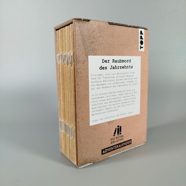 Topp Adventskalender - Cold Case: Der Raubmord des Jahrzehnts | mehrfarbig 4