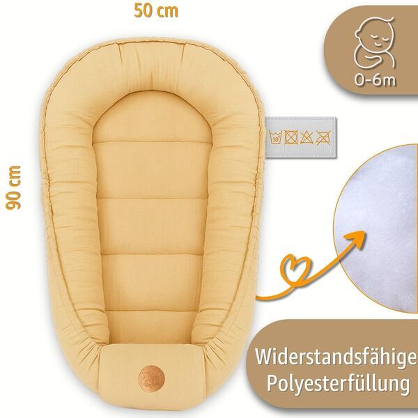 Totsy Baby Baby Nest Muslin | beige, image 2 of 2