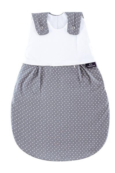 Träumeland Liebmich Außenschlafsack Pünktchen | grey/white 1