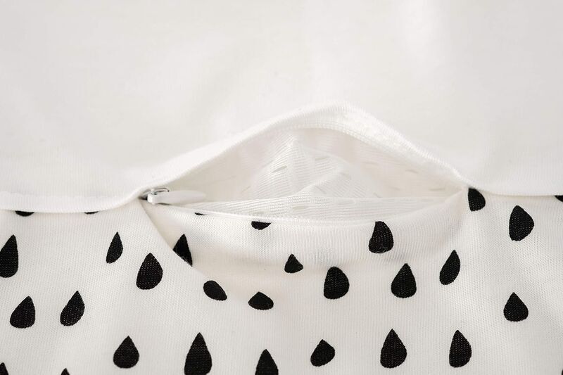 Träumeland Liebmich Außenschlafsack Tropfen | white/black 3