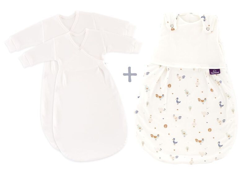 Träumeland Schlafsack Liebmich 3 teilig Set | valkoinen | 62/68 1