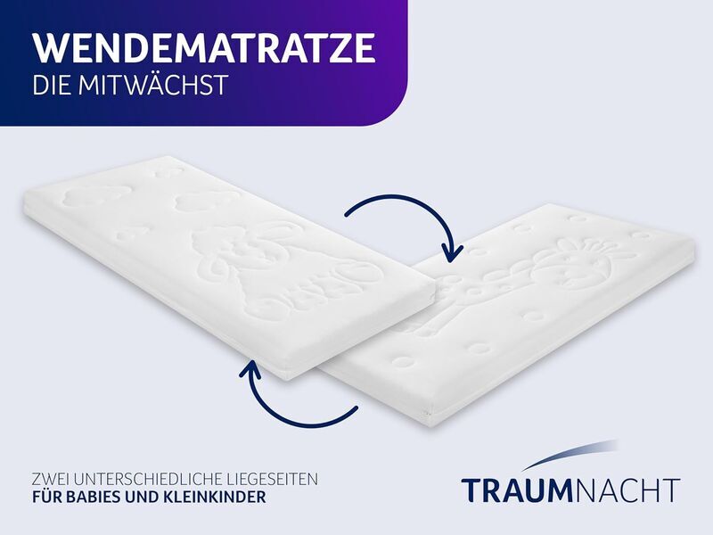 Traumnacht Baby-/Junior Duo Premium Air Active Kindermatratze | white 2