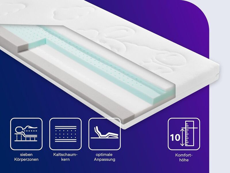 Traumnacht Baby-/Junior Duo Premium Air Active Kindermatratze | white 3