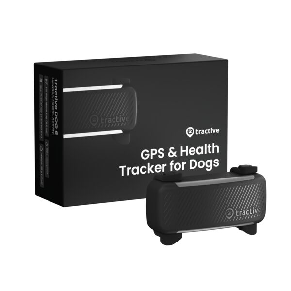 Tractive DOG 6 - GPS Tracker Hund mit Gesundheitsfunktionen | EXKL. ABO | TRDOG6BK | schwarz 1