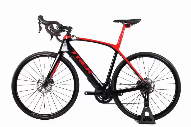 Trek Domane+ LT (2020) | Diamant | rot/schwarz | 56 cm | > 4000 km | Fazua Evation Drive Pack 3