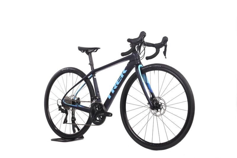 Trek Domane SL 5 (2019) | Diamant | schwarz/blau | 27.5" | 47 cm | Shimano 105 BR-R7070 2