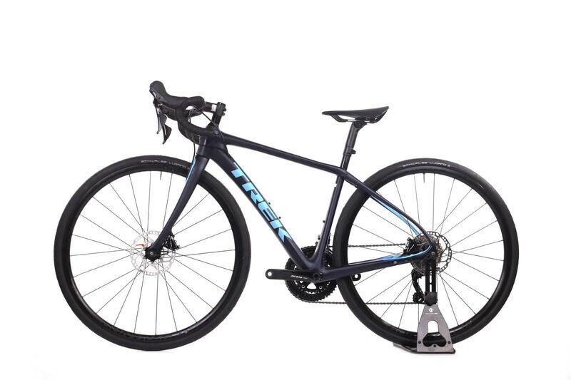 Trek Domane SL 5 (2019) | Diamant | schwarz/blau | 27.5" | 47 cm | Shimano 105 BR-R7070 3
