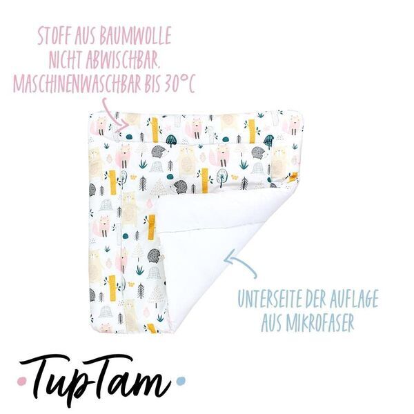 TupTam Baby Wickeltischauflage | valkoinen 3