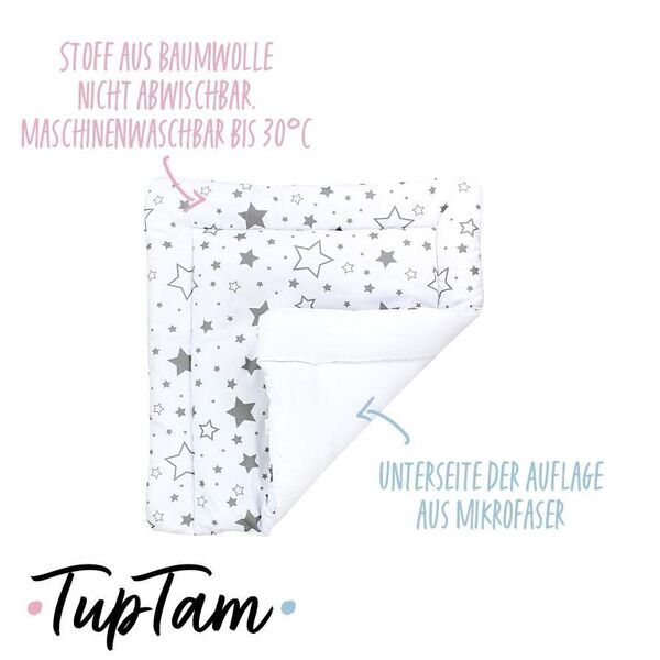 TupTam Wickeltischauflage | grey 3