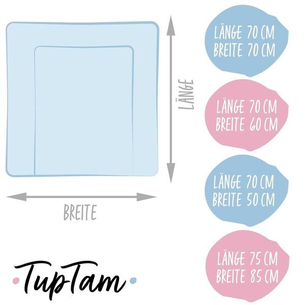TupTam Wickeltischauflage | mehrfarbig 2