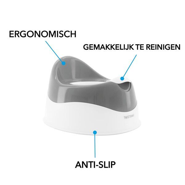 Twistshake Rutschfestes Babytöpfchen | grey 5