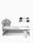 Twistshake faltbare baby bathtub with Badekissen | grey, thumbnail 1 of 3