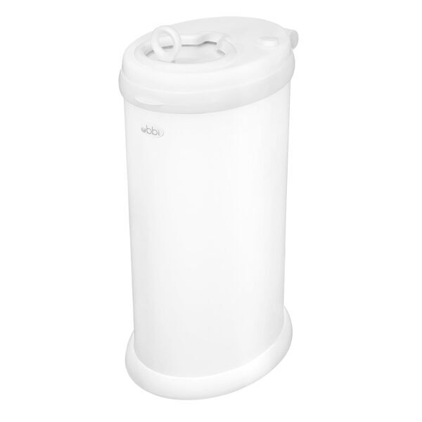 Ubbi diaper pail | white, image 1 of 2