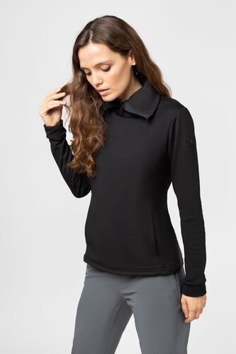 UKUTHULA - Wool Climber Damenjacke Black