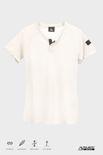 UKUTHULA - Horizon Hik Damen T-Shirt White Horizon | Größe XS