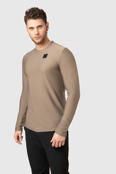 UKUTHULA - Wide Hik T Shirt long-sleeve Man Brown Stone