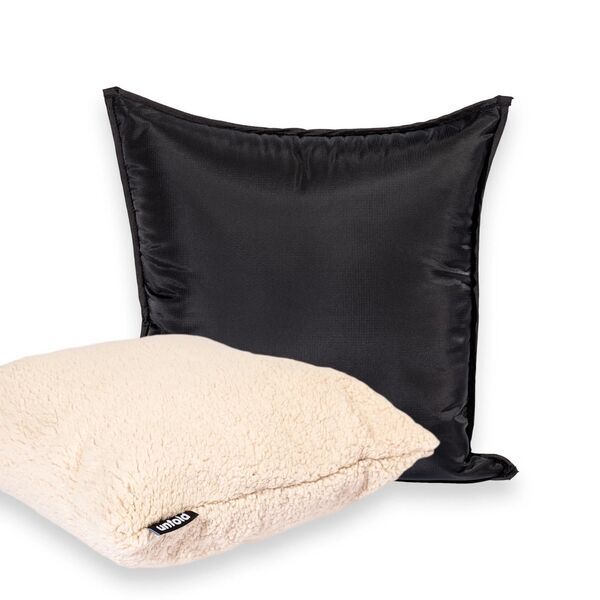 UNFOLD pillowcase reversible (RECYCLED) | black