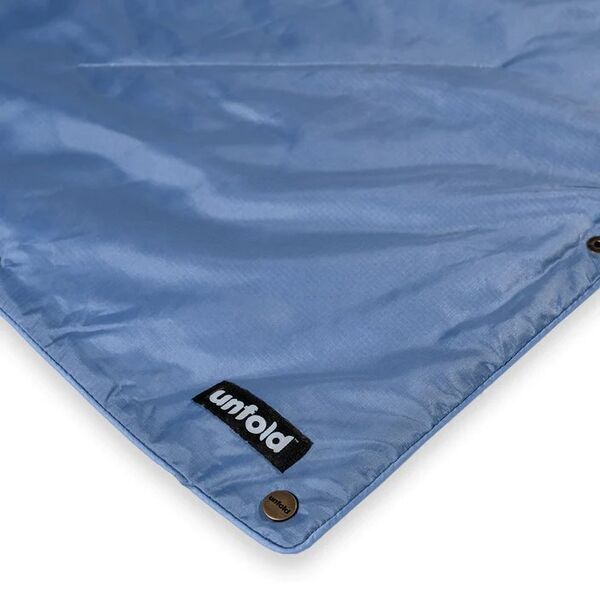 UNFOLD Reisedecke (RECYCLED) | blau 2