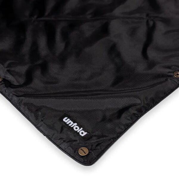 UNFOLD travel blanket (RECYCLED) | black 2