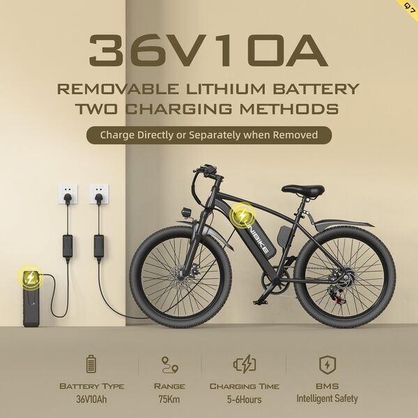 UNIBIKE Q7 2026 | svart | 26" | M | < 500 km, image 4 of 4