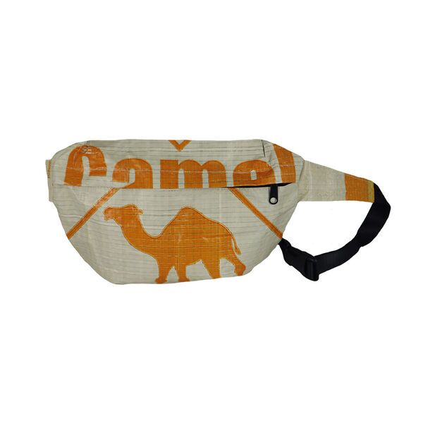 Upcycling Deluxe - Upcycling fanny pack Trakak - camel beige-ochre | one size