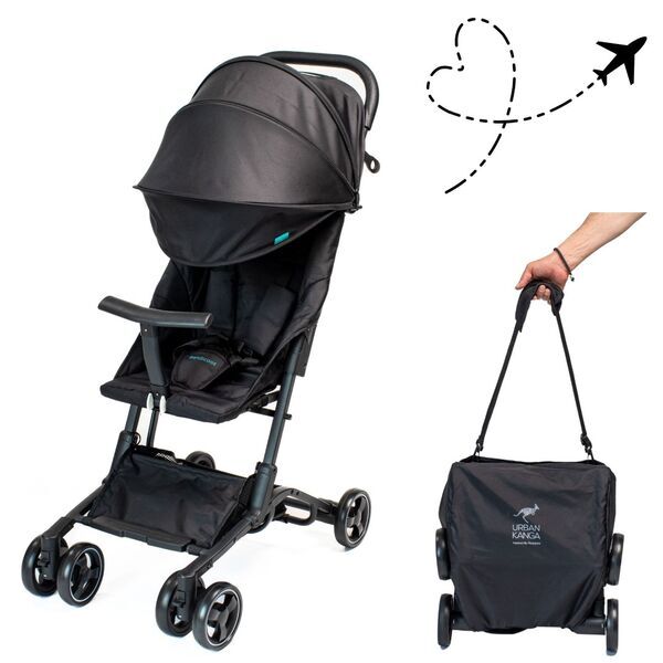 Urban Kanga Bandicoot Kinderwagen | black | Oxford Gewebe 1